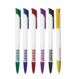 Caneta Plástica Personalizada varias cores