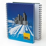 Caderno capa dura wire-o