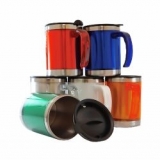 Caneca 400 ml acrlico com inox Brindes Promocionais