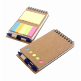 Bloco de Anotações com Caneta e Post-it Brindes Personalizados