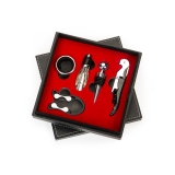 Kit Vinho 5 Peças Brindes Personalizados
