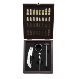 Kit Vinho Xadrez 4 Peças Brindes Personalizados