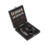 Kit Vinho Xadrez 4 Peças Brindes Personalizados