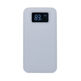 Power Bank Plstico com Visor Digital Brindes Personalizados