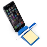 Suporte Plástico Celular com Caneta e Bloquinho Brindes Promocionais