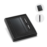 HEMINGWAY. Kit de caderno e esferográfica Brindes Personalizados