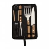 Kit Churrasco 4 peças - Brindes Personalizados