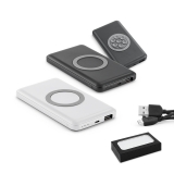 AZOFI. Bateria portátil e carregador wireless - Brindes Personalizados