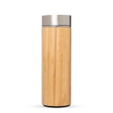 Garrafa em Bambu e Aço Inox Brindes Promocionais