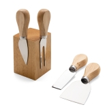 Kit Queijo 4 Peças Brindes Personalizados