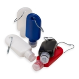 Frasco Plástico 40ml com Mosquetão Brindes Personalizados