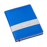 Agenda Horizontal Azul Brindes Personalizados