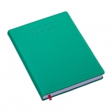Agenda Metalizada Lisa Verde Brindes Personalizados