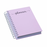 Planner Feminino em Wire-o Rosa Brindes Personalizados