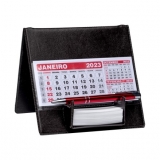 Calendário de Mesa Com Suporte para Rascunho 100 Peças Brindes Personalizados