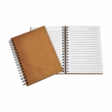 CADERNO KRAFT ECOLÓGICO Brinde Promocional