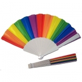 Leque de Plástico Colorido Promocional