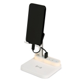 Base de Carregamento com Suporte Celular e Luminria