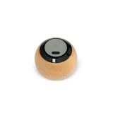 Caixa de Som Bluetooth TWS - madeira