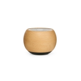 Caixa de Som Bluetooth TWS - madeira