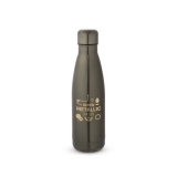 Garrafa em a�o inox com acabamento mate met�lico 510 mL personalizado