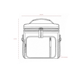 Bolsa T�rmica Dupla Expans�vel 15L Personalizada